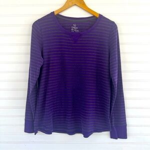 Striped long sleeve top/sweater Size Large